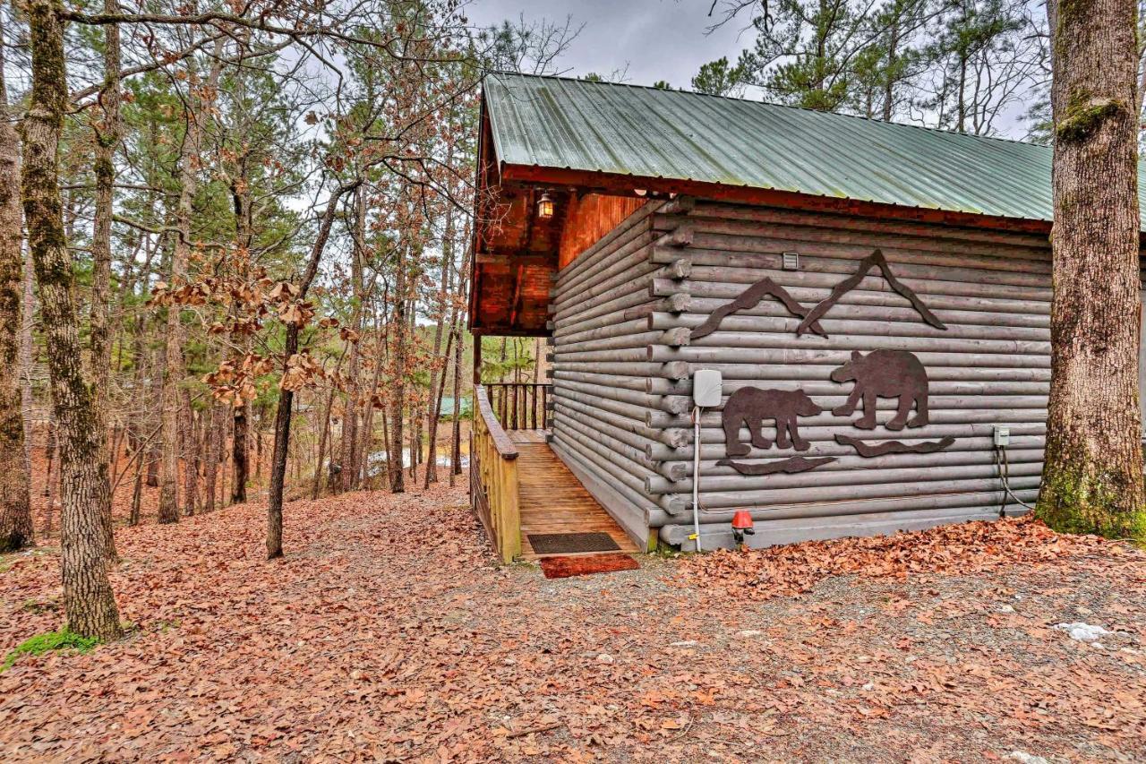Broken Bow Log Cabin With Fire Pit, Pond, And Deck! Zewnętrze zdjęcie