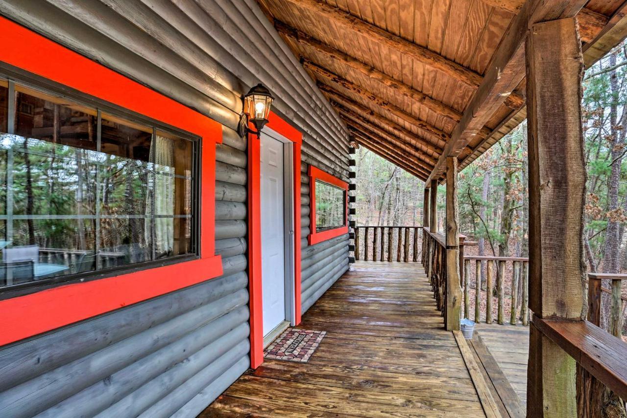 Broken Bow Log Cabin With Fire Pit, Pond, And Deck! Zewnętrze zdjęcie